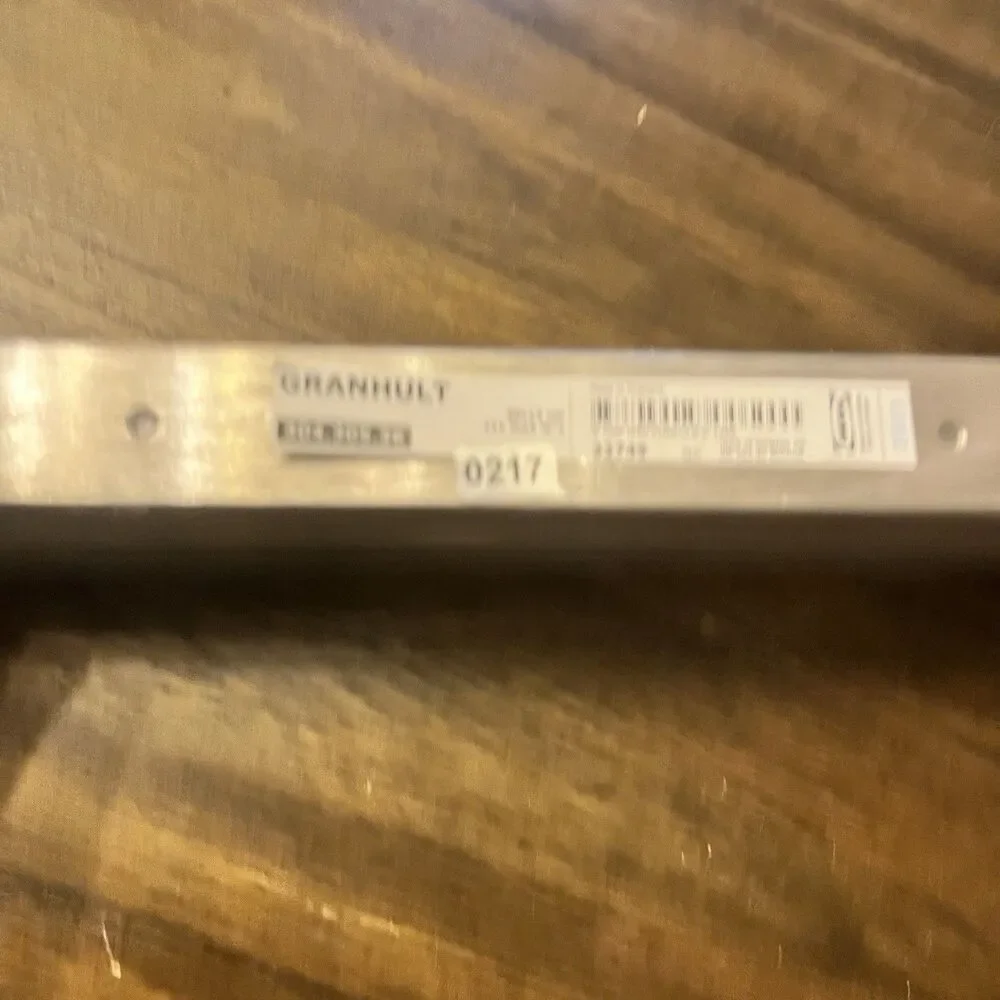 SET of 2 Ikea GRANHULT Bracket for Shelf, Nickel Plated 11 ¾